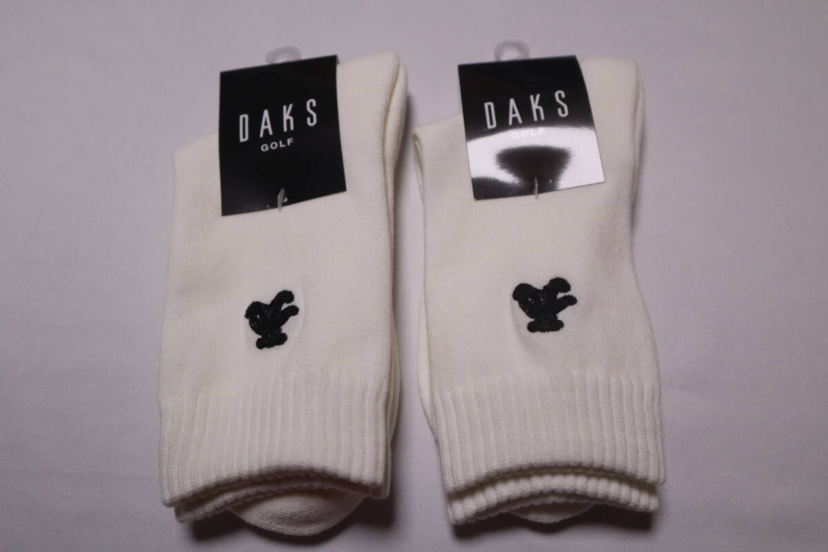 ★定価3,980円（2足分）★未使用品★ ダックス　DAKS GOLF ★ ソックス ★size23-25_画像1
