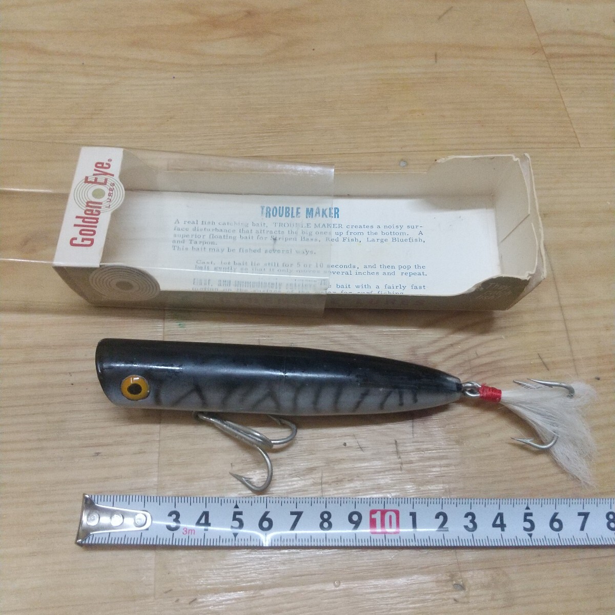 トラブルメーカー 13cm48g フローティング ゴールデンアイ 未使用 コンパクト便送料無料_画像1