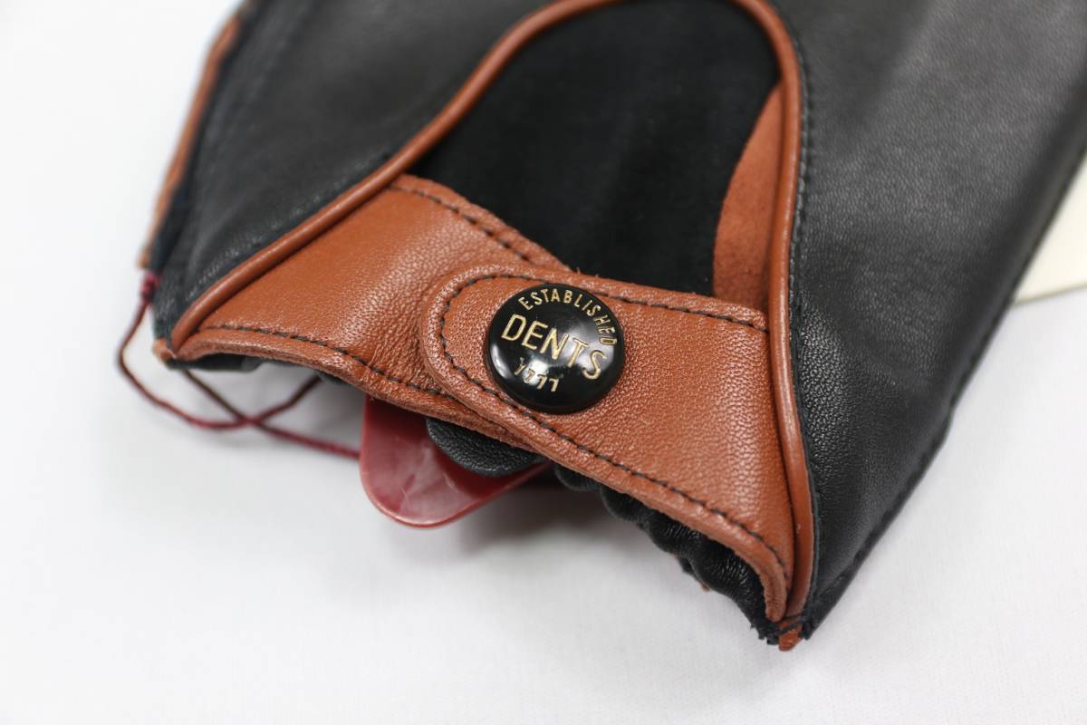  новый товар tentsuDENTS водительские перчатки M размер Black/High Tan