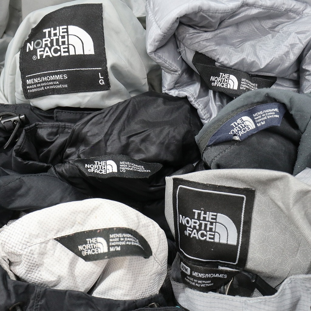 古着卸 ノースフェイス ライト ジャケット 6枚セット (メンズ Ｍ /Ｌ ) サーモボールトレッカー マウンテン デットストック 古着 NC1916_画像6
