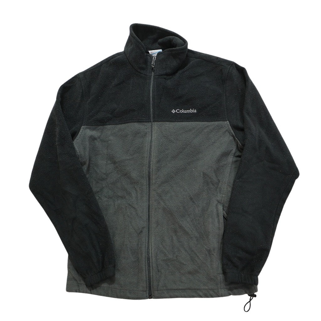 古着卸 まとめ売り コロンビア フリース 6枚セット (メンズ L ) フルジップ ドローコード 刺 リブ袖 ハーフボタン NC2502 1円スタート_画像4