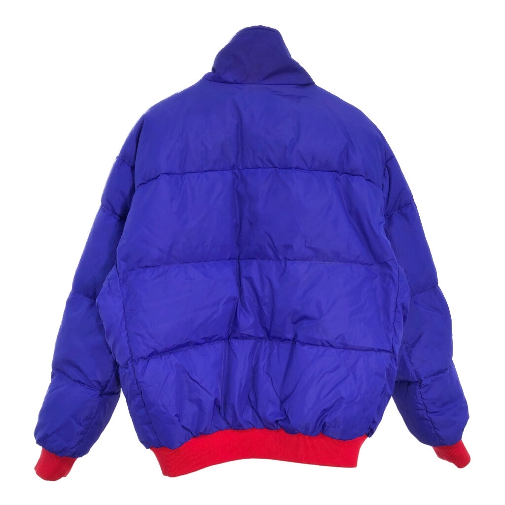 90年代 Columbia コロンビア リバーシブル ダウンジャケット アウトドア レッド(メンズ L)中古 古着 U6770_画像4