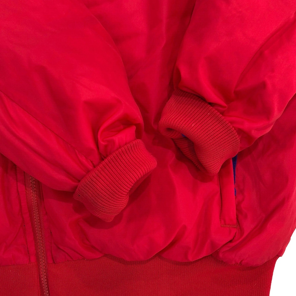 90年代 Columbia コロンビア リバーシブル ダウンジャケット アウトドア レッド(メンズ L)中古 古着 U6770_画像8