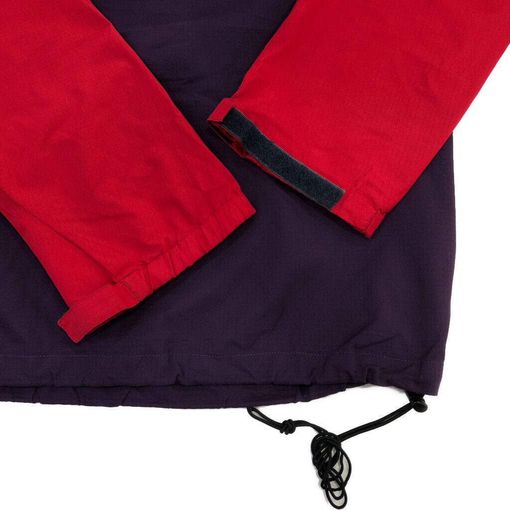 90年代 patagonia パタゴニア ニューマティックプルオーバージャケット アウトドア バイカラー レッド(メンズ M)中古 古着 V1448_画像5