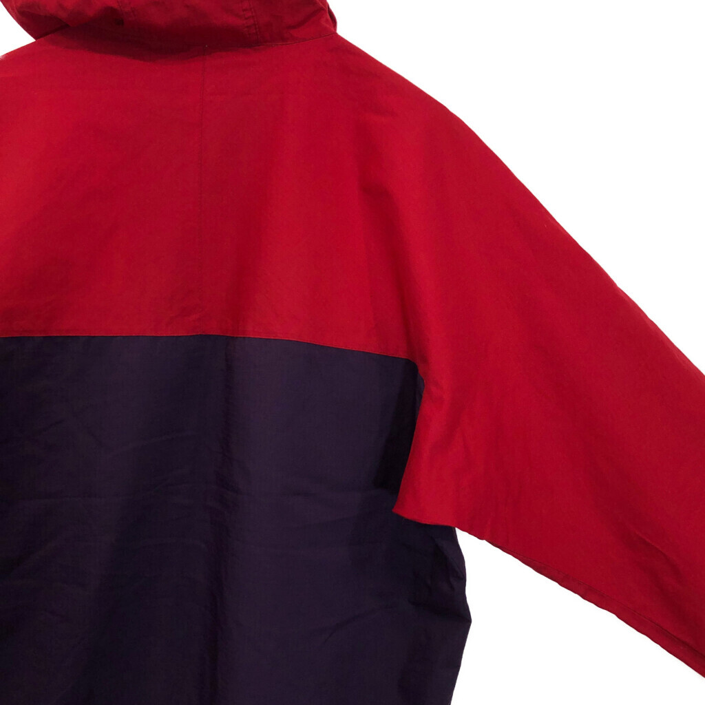 90年代 patagonia パタゴニア ニューマティックプルオーバージャケット アウトドア バイカラー レッド(メンズ M)中古 古着 V1448_画像6