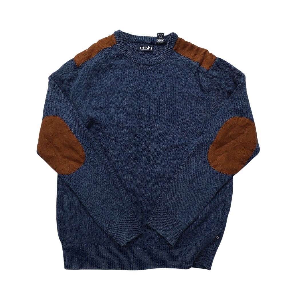 古着卸 まとめ売り チャップス CHAPS セーター 6枚セット (メンズ M ) ボーダー ライン ハーフボタン ハーフジップ NC3231 1円スタート_画像3