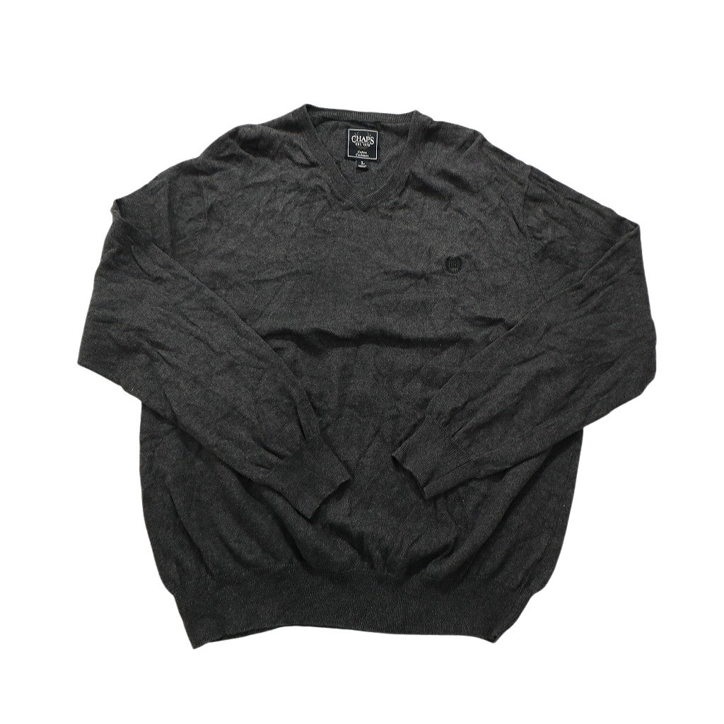 古着卸 まとめ売り チャップス CHAPS セーター 6枚セット (メンズ L ) エルボーパッチ ハーフボタン ハーフジップ NC3229 1円スタート_画像3