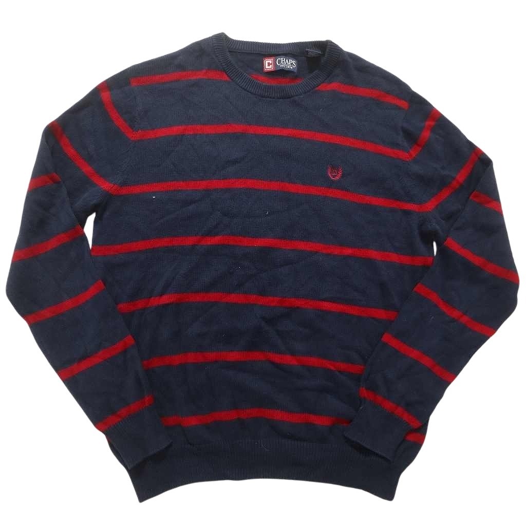 古着卸 まとめ売り チャップス CHAPS セーター 6枚セット (メンズ M ) ケーブル編み ショールカラー ハーフジップ NC3249 1円スタート_画像2