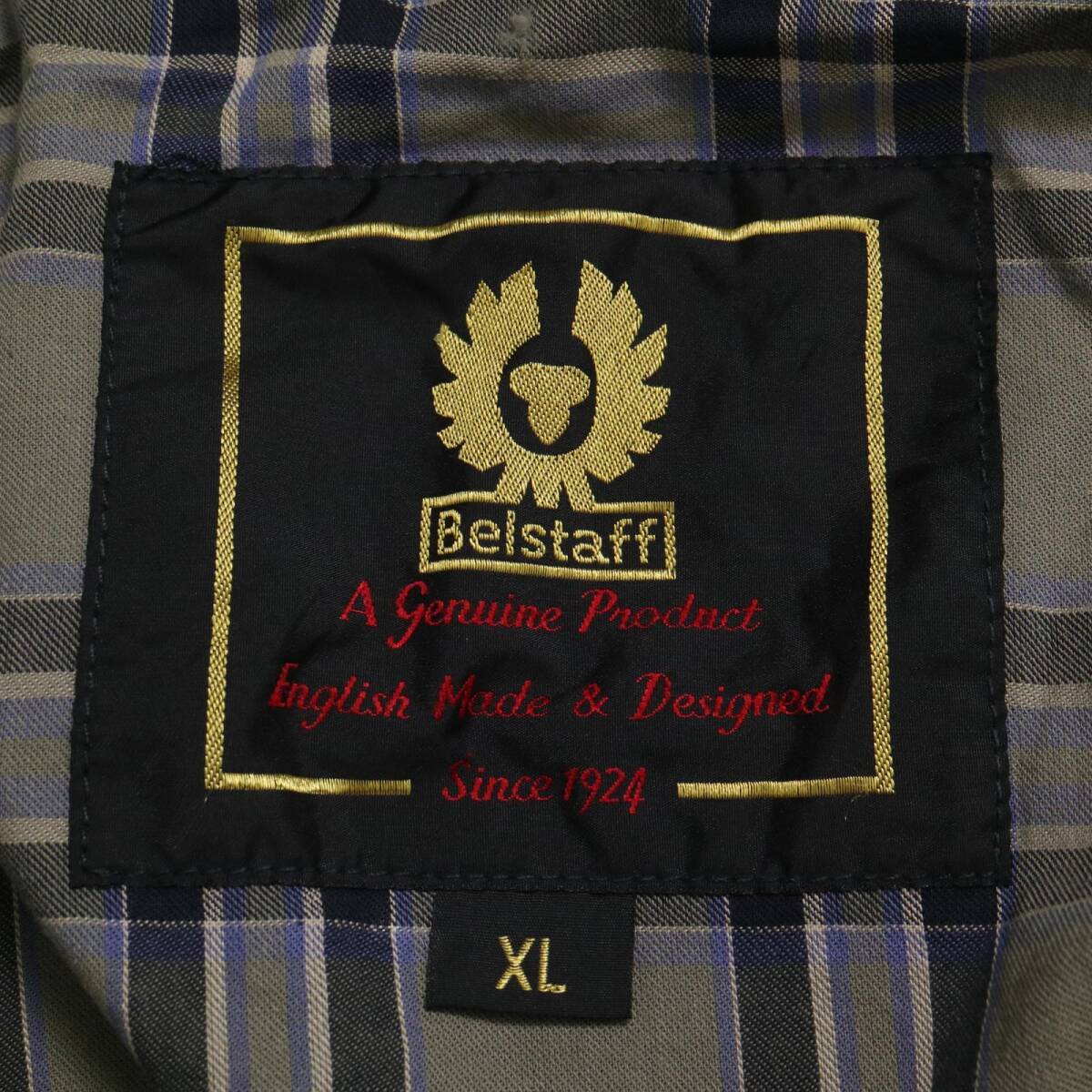 90年代 Belstaff ベルスタッフ モーターサイクルジャケット ブラック(メンズ XL)中古 古着 A4856_画像4