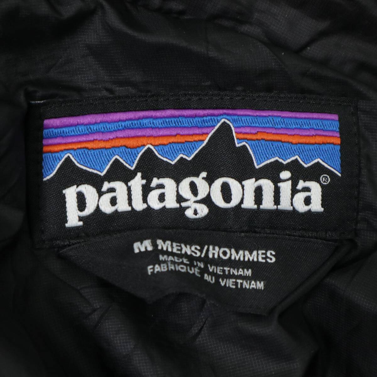 patagonia パタゴニア ナノパフジャケット PRIMALOFT アウトドア ブラック (メンズ M) 中古 古着 A3262_画像4