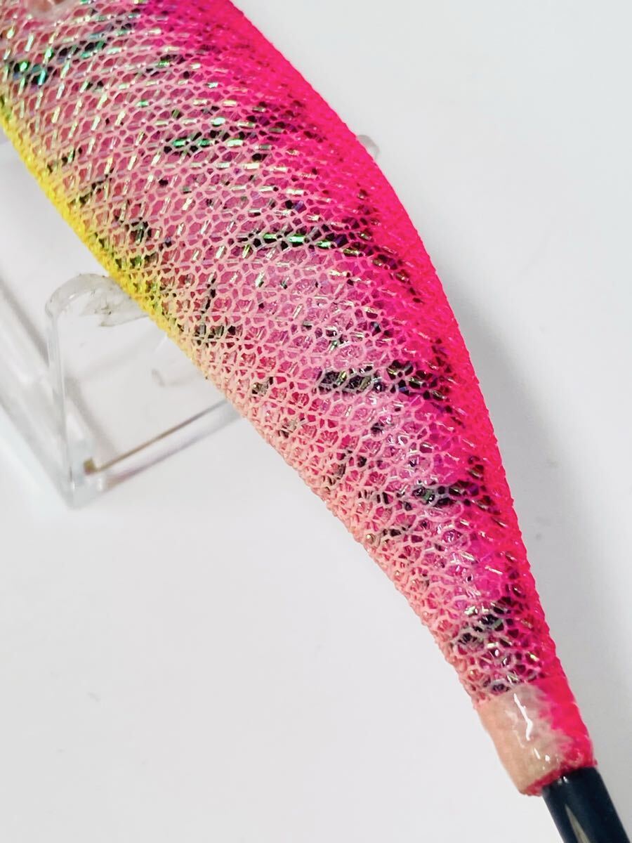 【極美品】スクイッドマニア SQUID MANIA ワイルドチェイス B-TR 3.5号 30g 爆乗りピンク WILDCHASE 餌木 ティップラン エギング_画像9
