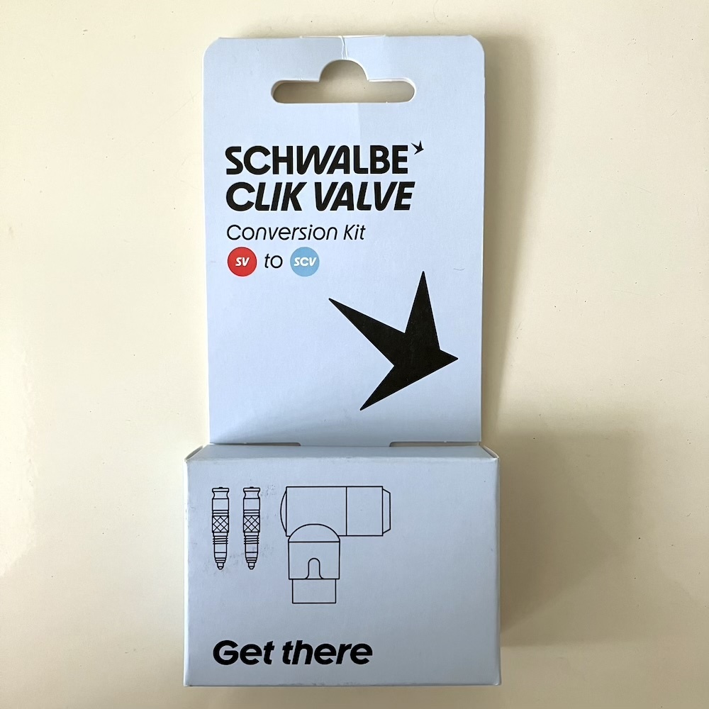 新品 未使用 送料無料 SCHWALBE CLIK VALVE シュワルベ クリック バルブ ヘッド 仏式 プレスタ click ロード バイク グラベル_画像3