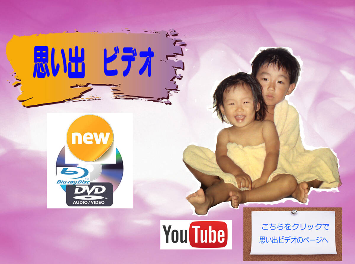 思い出ビデオ　BD-1N ☆ビデオ素材10本を　まるごと（未編集）ダビングでDVDデイスク10本に保存　 BD8-004