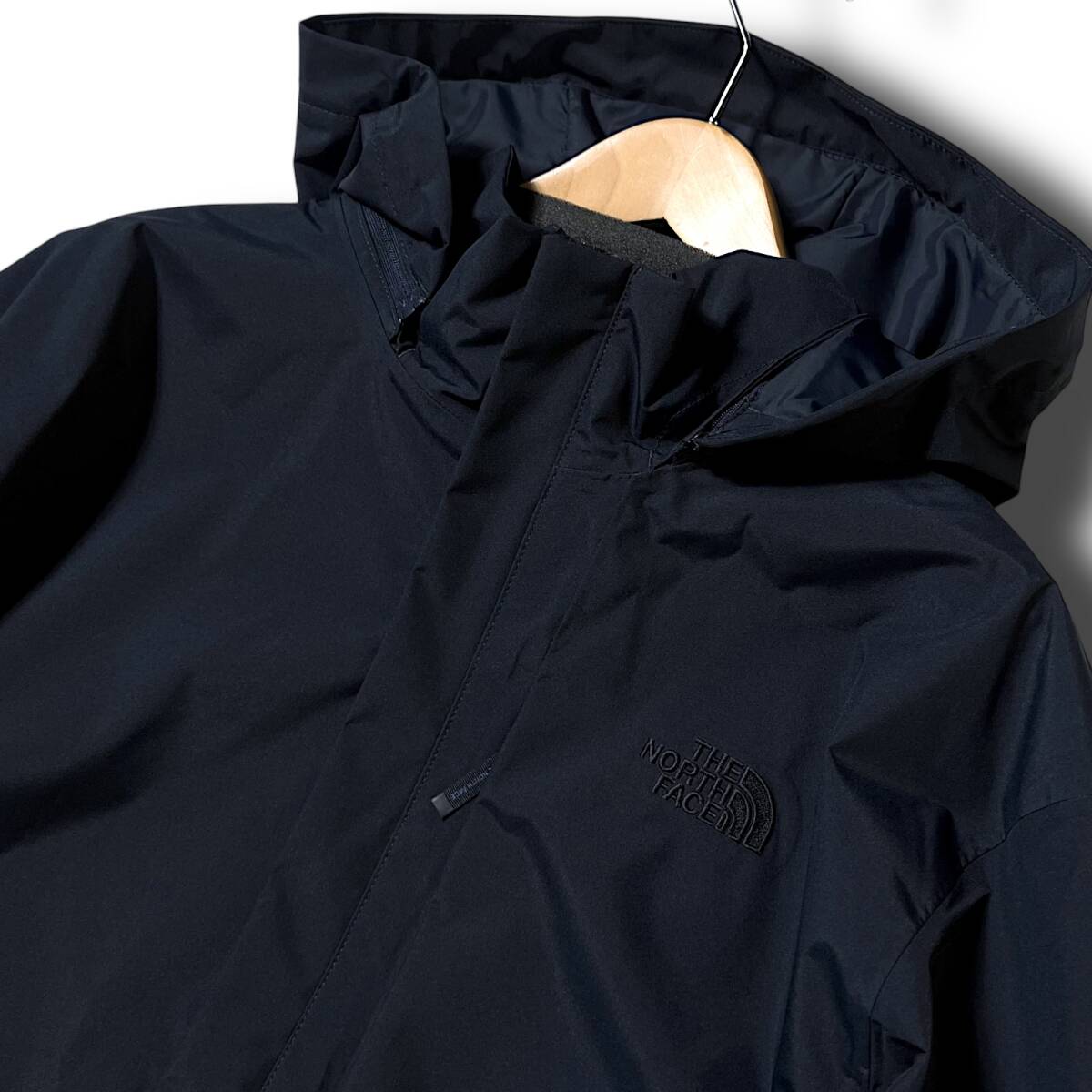 新品 THE NORTH FACE ノースフェイス 防水素材DRYVENT 撥水防水防風透湿 フード取り外し可 ジャケット マウンテンパーカー XL B8462_画像3