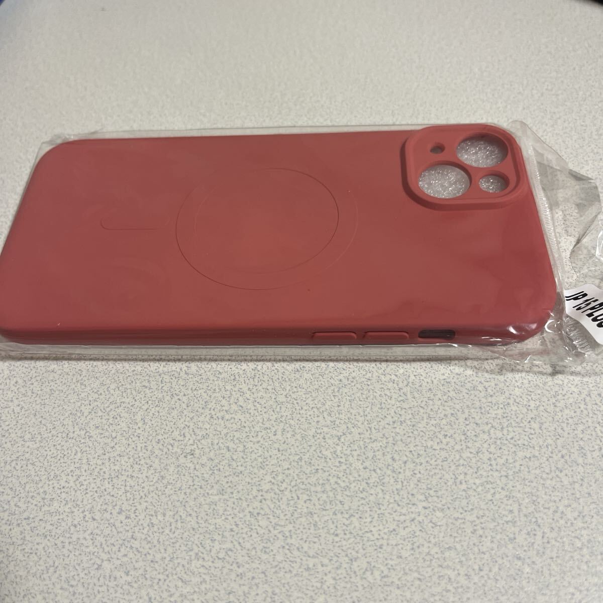 100円スタート！すぐ使えるセットiPhone15Plusガラス、カメラフィルム2枚　ケース　赤_画像3