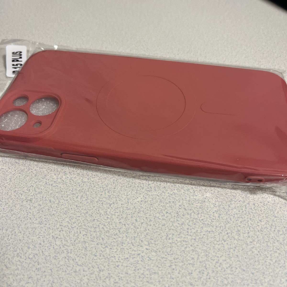 100円スタート！すぐ使えるセットiPhone15Plusガラス、カメラフィルム2枚　ケース　赤_画像4