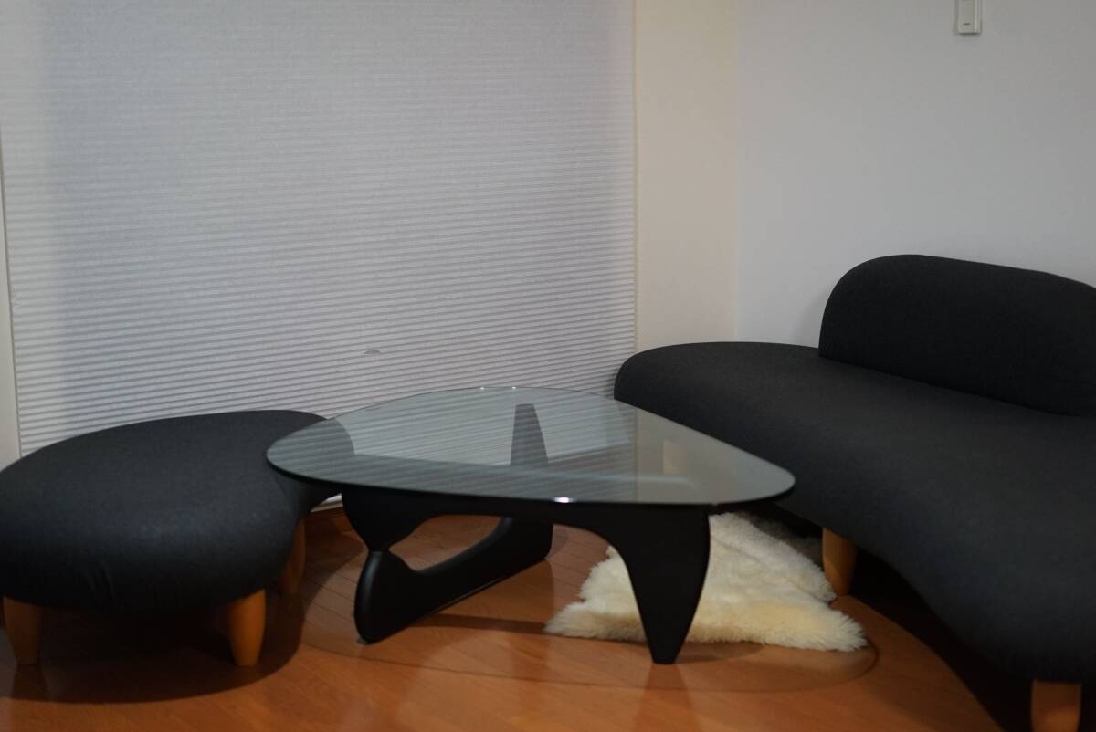イサム ノグチ オットマン フリーフォーム ソファ Freeform Sofa Isamu Noguchi Vitra 中古 家具 オットマンのみ_画像1