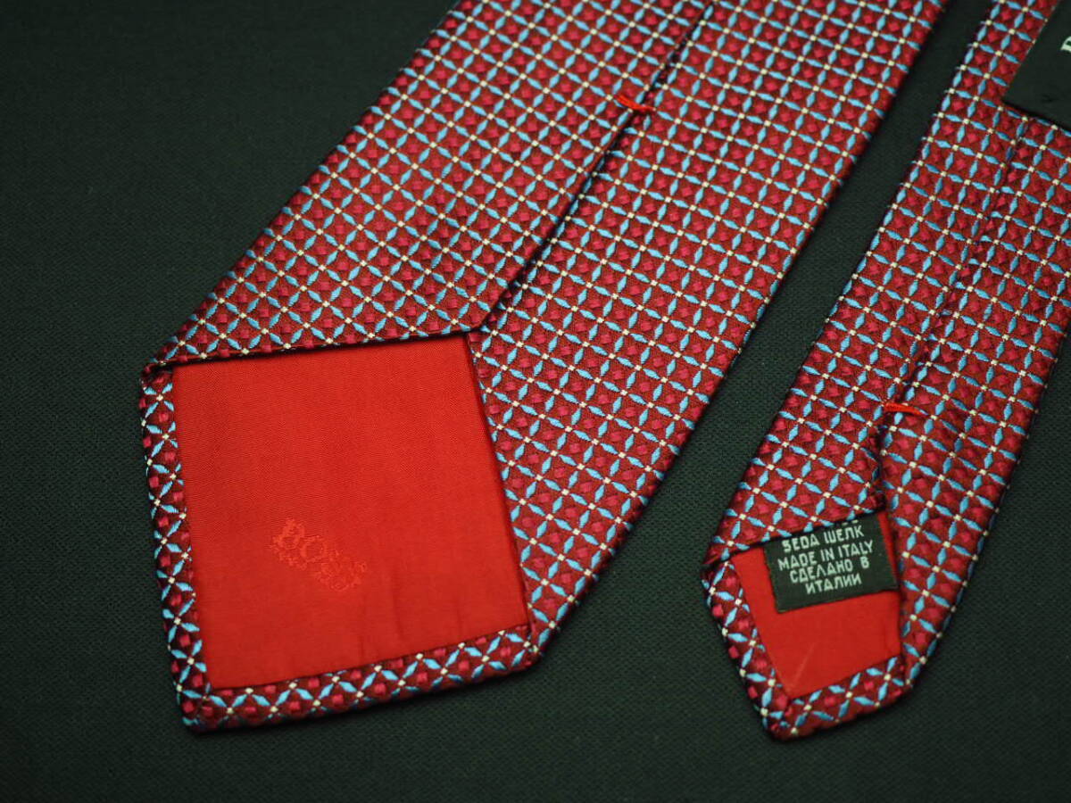 美品【HUGO BOSS ヒューゴ ボス】 F2669 赤ワイン系 SILK ブランド ネクタイ 古着 良品 転売 仕入_画像5
