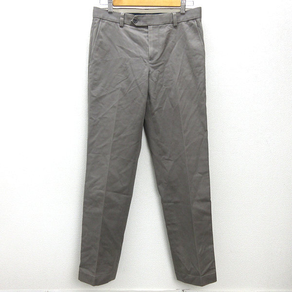 H# Brooks Brothers /BROOKS BROTHERS хлопок брюки брюки из твила [W31 L32] незначительный светло-коричневый тон /MENS#21[ б/у ]