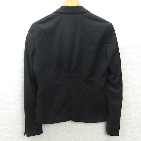 H■シップス/SHIPS JET BLUE 1Bテーラードジャケット ショート丈【M】黒/MENS■33【中古】_画像3