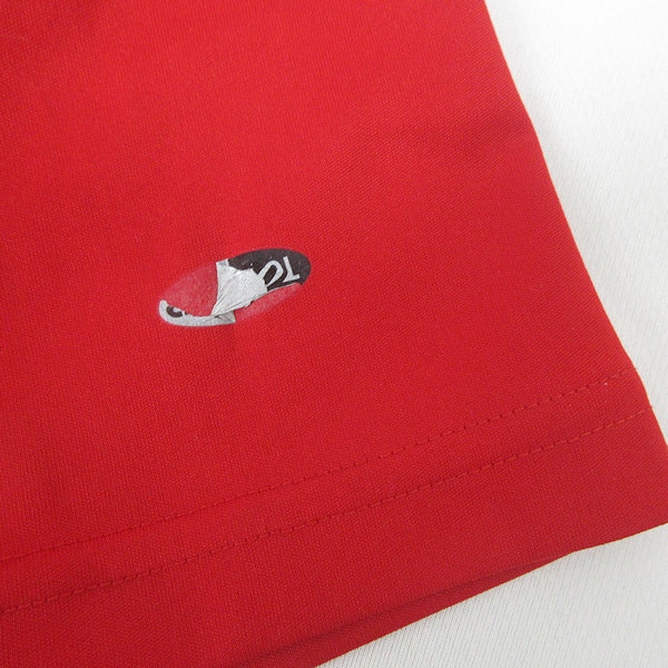 Q■adidas サッカー スペイン代表 08/09 ユニフォーム ホーム半袖オーセンティック■赤【メンズM】MENS/55【中古】_画像3