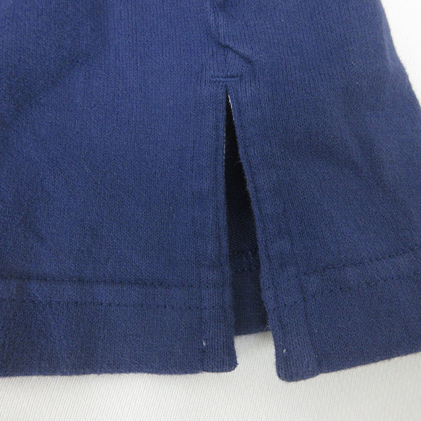 G# Brooks Brothers /BROCKS BROTHERS рубашка-поло с коротким рукавом / хлопок [S] фиолетовый /men's/41[ б/у ]#