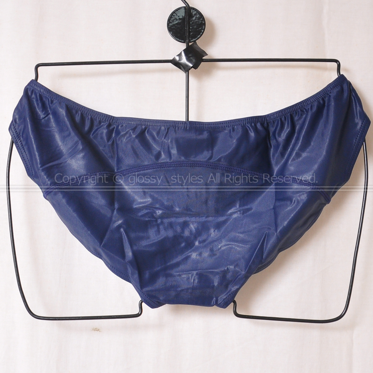 K2084-36■新品 大きめ EGDE GLACE GLOSS スーパーローライズビキニ ネイビー XXL_画像3