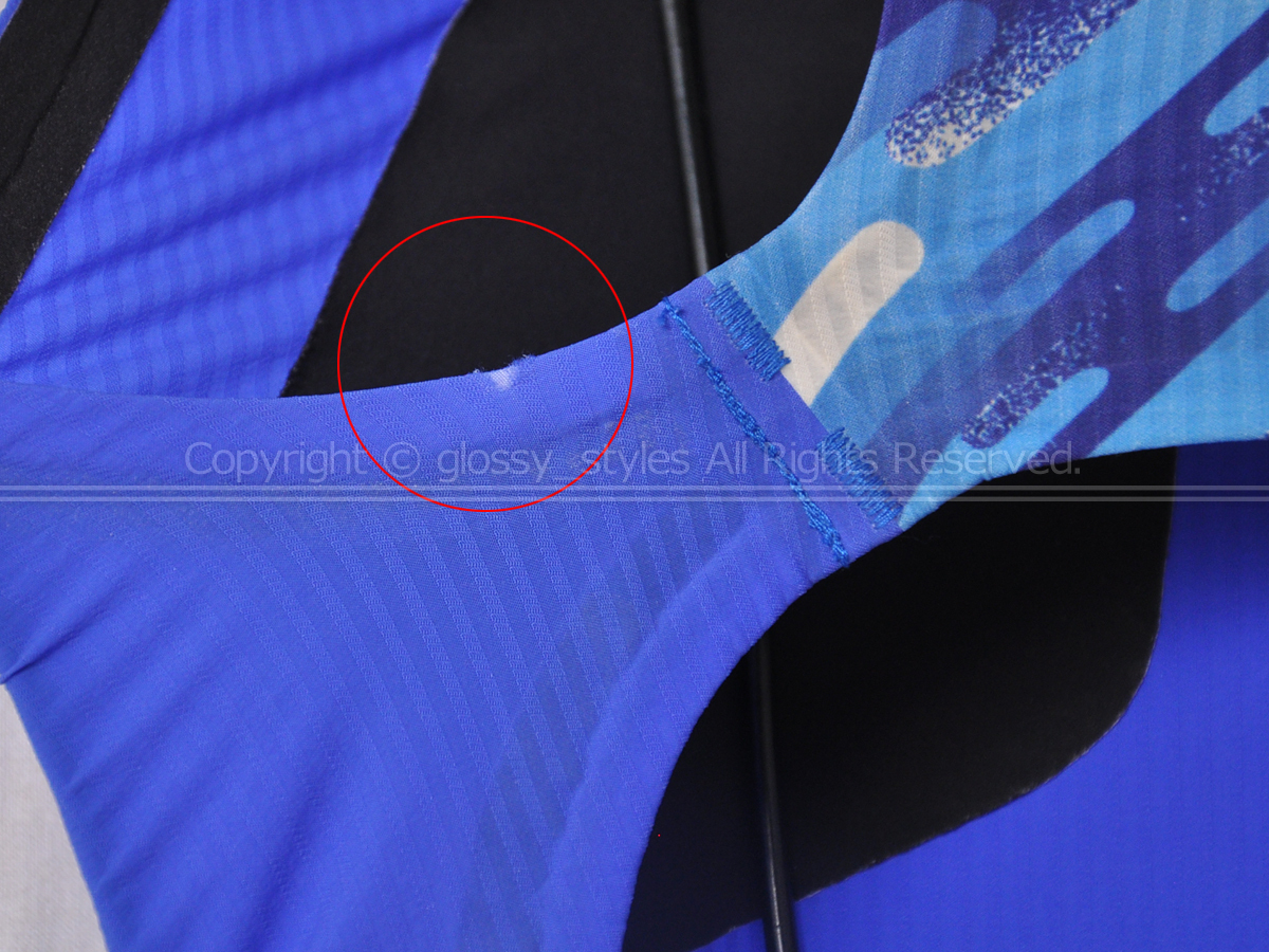 K2070-08#mizuno Mizuno GX-SONIC3 MR половина костюм .. купальный костюм N2MG6201 N2MG6202 голубой с дефектом XS