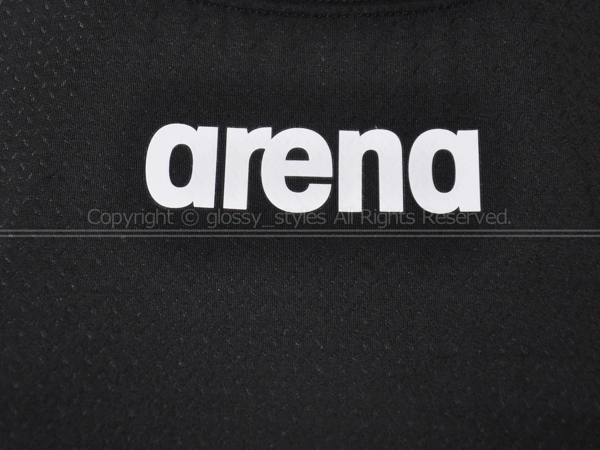 K2072-03■美品 arena アリーナ AQUA XTREME リミックタイプロウ 競泳水着 ARN-1025WL BKYL O_画像3