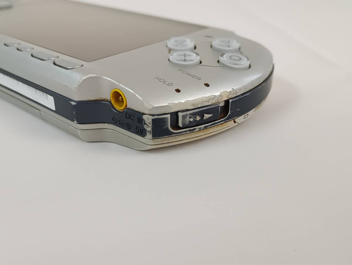 s1115060/SONY ソニー PSP-3000 本體 シルバー 電池パックなし