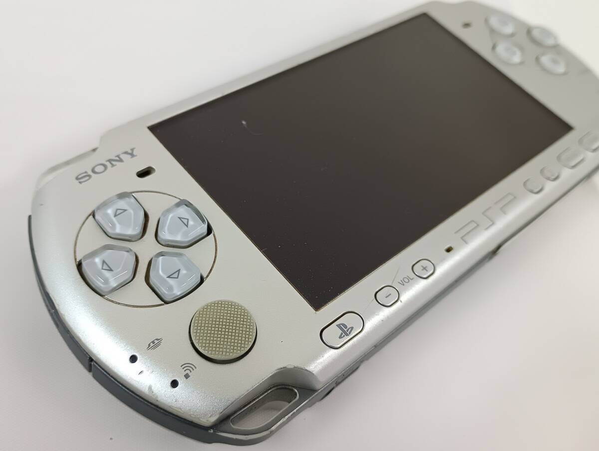 s1115060/SONY ソニー PSP-3000 本體 シルバー 電池パックなし
