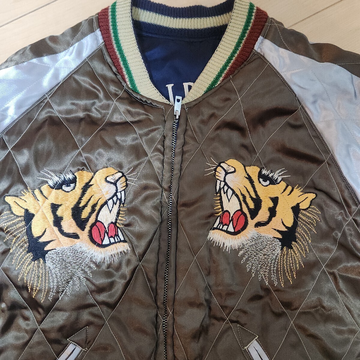 テーラー東洋/リバーシブルスカジャン 虎 鷹/M_画像3