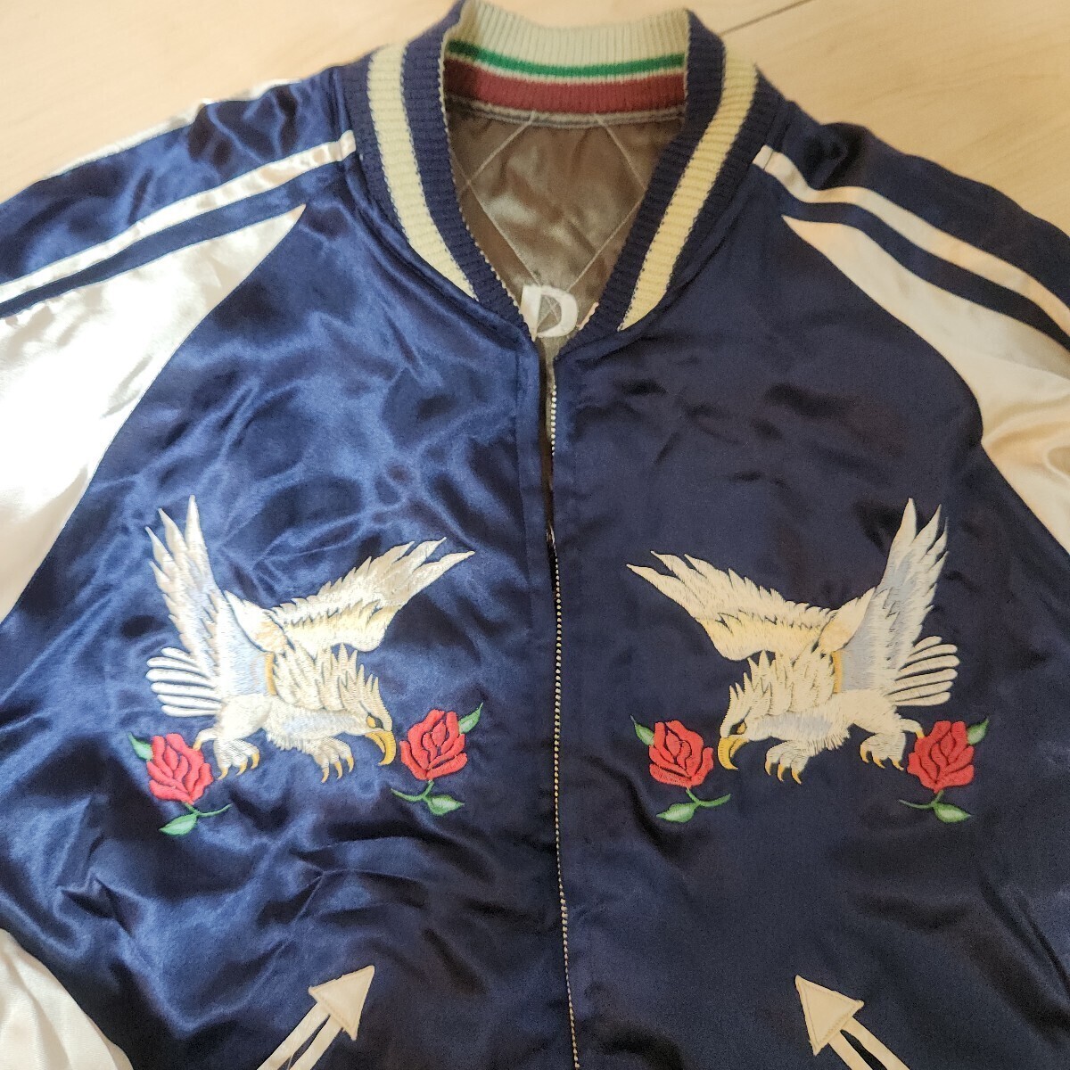 テーラー東洋/リバーシブルスカジャン 虎 鷹/M_画像6