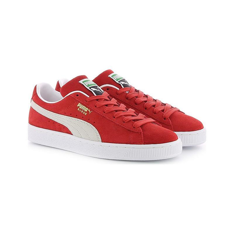 27cm プーマ スウェード クラシック 21 赤/白 374915-02 PUMA SUEDE CLASSIC XXI 訳アリ_画像1