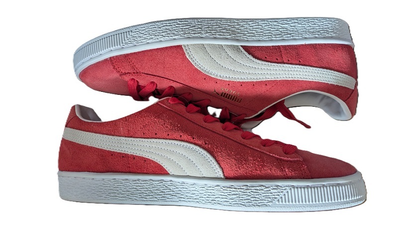 27cm プーマ スウェード クラシック 21 赤/白 374915-02 PUMA SUEDE CLASSIC XXI 訳アリ_画像7