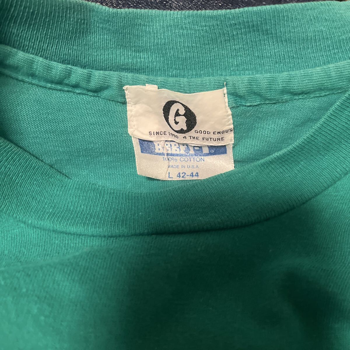 GOODENOUGH グッドイナフ Tシャツ 90s ヴィンテージ アーカイブ 藤原ヒロシ L 最初期_画像6