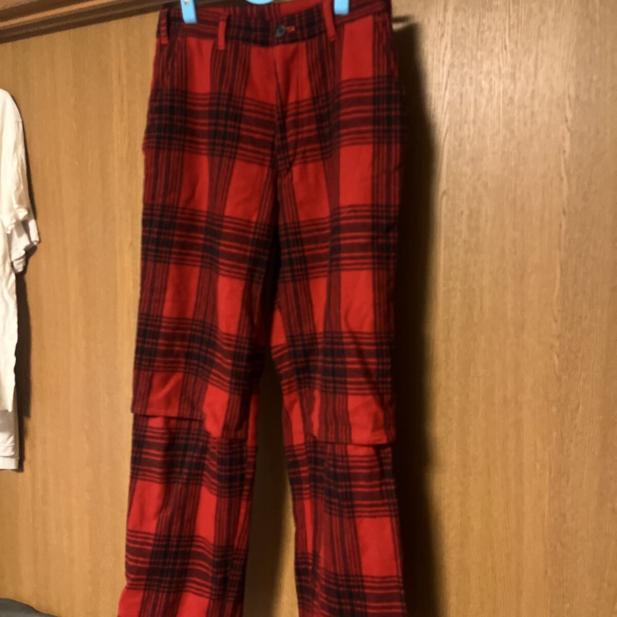 GOODENOUGH グッドイナフ ウールチェックパンツ M 藤原ヒロシ 初期 アーカイブ 90s_画像1