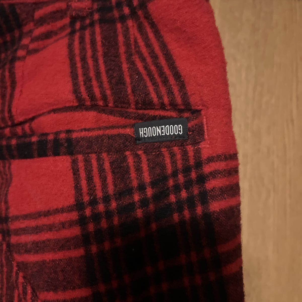 GOODENOUGH グッドイナフ ウールチェックパンツ M 藤原ヒロシ 初期 アーカイブ 90s_画像4