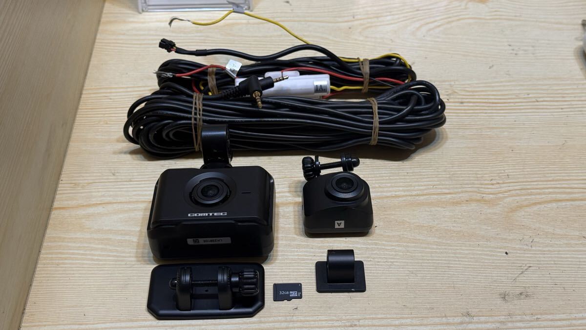 コムテック COMTEC【ZDR-017】 ドライブレコーダー 前後2カメラ　中古品　NO:CO48_画像5