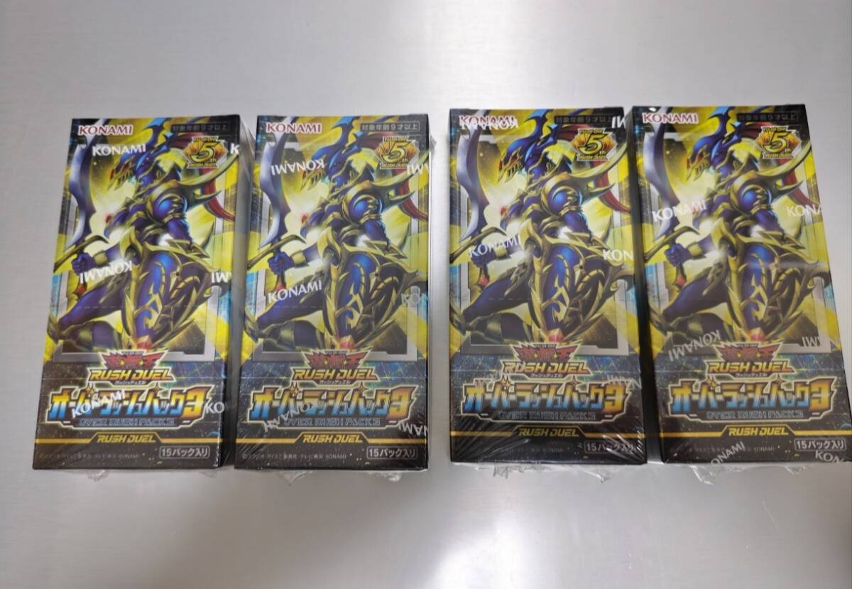 [ новый товар 4box] over Rush упаковка 3[ Yugioh Rush Duel ]