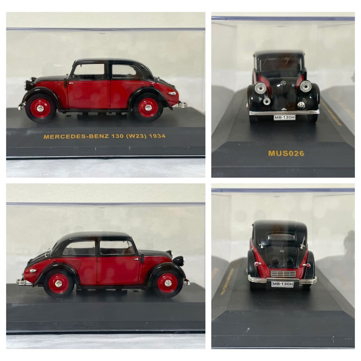 U89 IXO Museum MERCEDES-BENZ 130 (W23) 1934/LANCIA AURELIA B20 1953/ALFA ROMEO 8C #11Winner LM 1933 など 1/43 ミニカー_画像2
