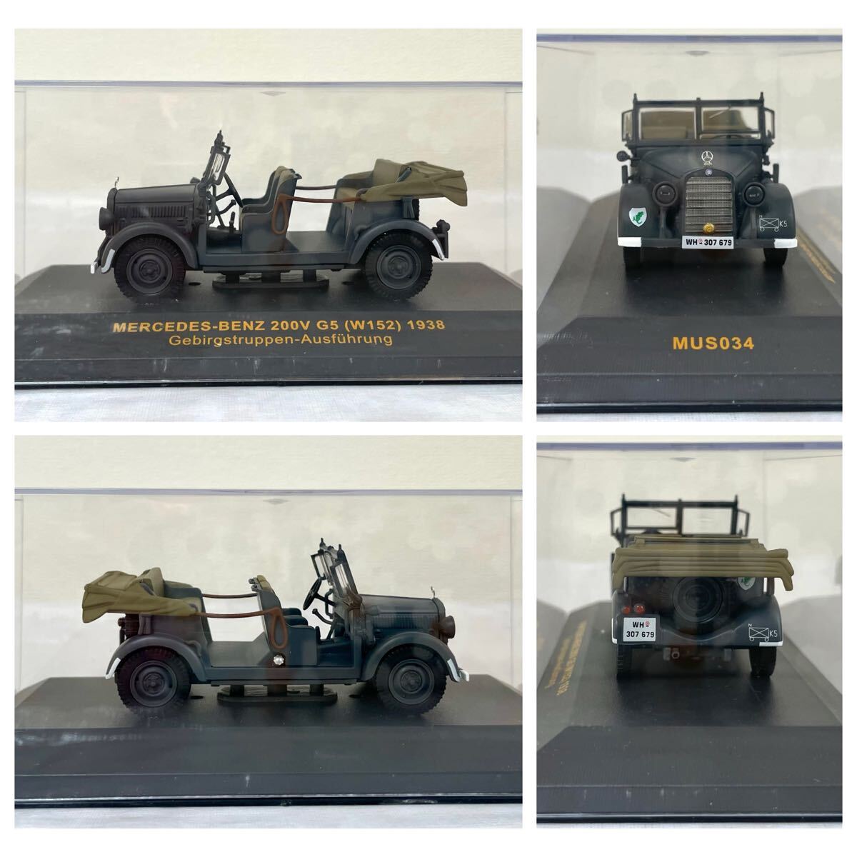 U89 IXO Museum MERCEDES-BENZ 130 (W23) 1934/LANCIA AURELIA B20 1953/ALFA ROMEO 8C #11Winner LM 1933 など 1/43 ミニカー_画像3