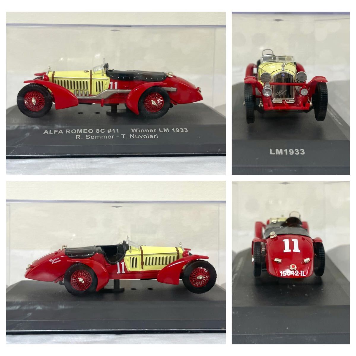 U89 IXO Museum MERCEDES-BENZ 130 (W23) 1934/LANCIA AURELIA B20 1953/ALFA ROMEO 8C #11Winner LM 1933 など 1/43 ミニカー_画像7