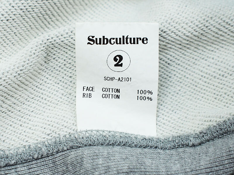 定価25300円 SC SubCulture VINTAGE SWEAT HOODIE (SUBCULTURE) パーカー スウェット フーディー 2 M サブカルチャー F_画像4