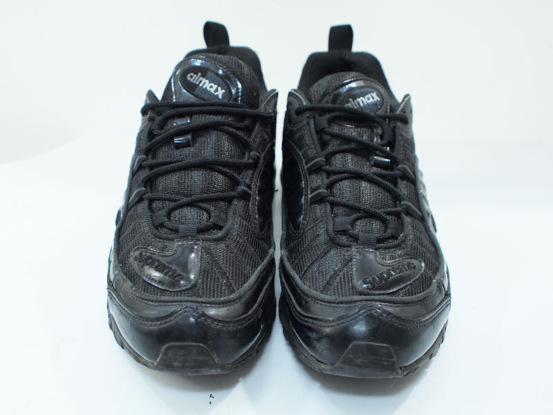 観賞用 Supreme NIKE Air Max 98 エアマックス98 US9.5 ナイキ シュプリーム 844694-001 F_画像2