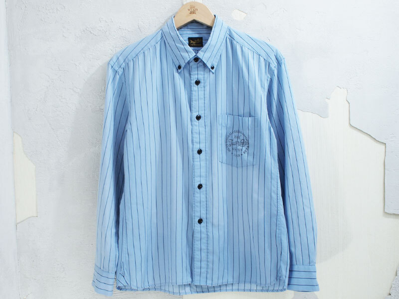 希少 TENDERLOIN T-WORK SHT B.D ボタンダウン ストライプ ワークシャツ テンダーロイン S_画像1