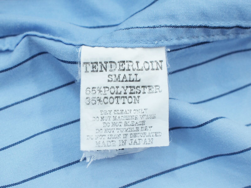 希少 TENDERLOIN T-WORK SHT B.D ボタンダウン ストライプ ワークシャツ テンダーロイン S_画像4