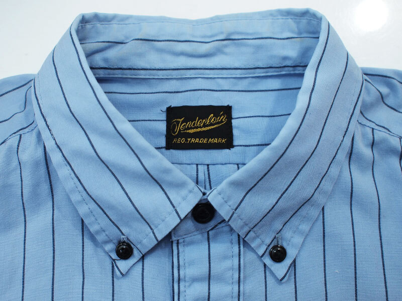 希少 TENDERLOIN T-WORK SHT B.D ボタンダウン ストライプ ワークシャツ テンダーロイン S_画像3