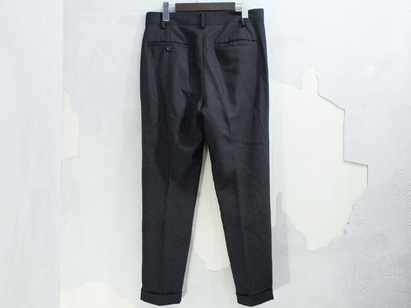 極美品 WACKO MARIA Ermenegildo Zegna PLEATED TROUSERS トラウザーズ スラックス スーツパンツ S エルメネジルド ゼニア ワコマリア FT_画像2