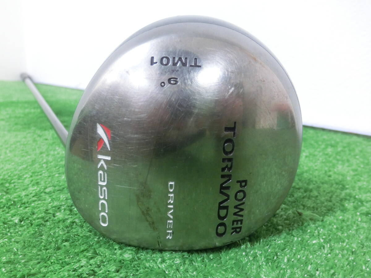 ♪Kasco キャスコ POWER TORNADO TM01 1W ドライバー 9° / シャフト CP02 FLEX-? J1210♪_画像1